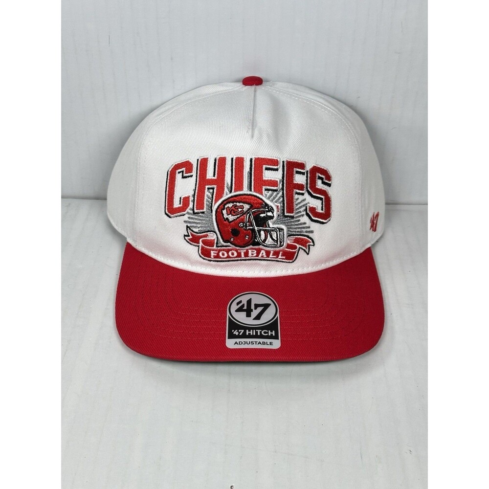 47 Brand Kansas City Chiefs NFL Football Hitch Adjustable SnapBack Hat Cap NEW